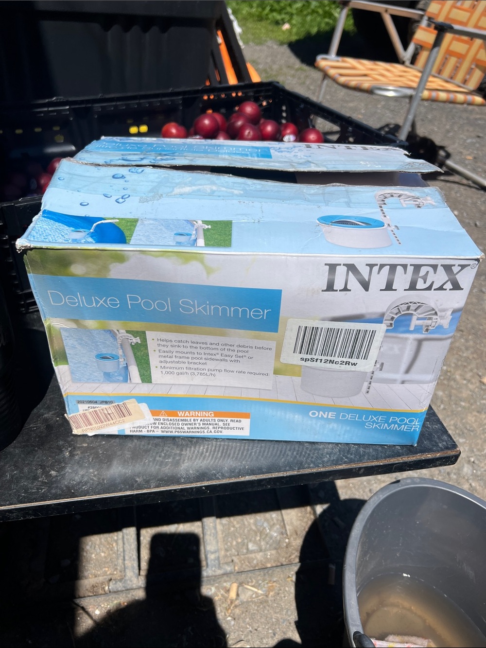Intex Deluxe Pool Skimmer for Kids – Light Blue
